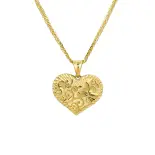 Złote serce zawieszka Złote serce zawieszka